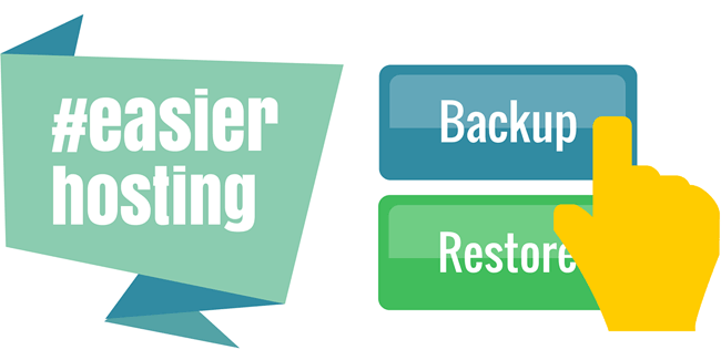 Easy Backup & Restore Hosting in the Control Panel