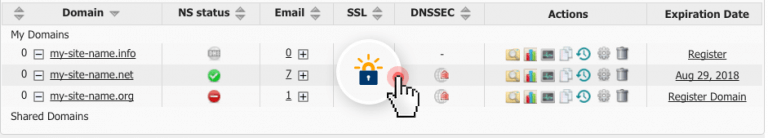 Let's Encrypt SSL enabled for the domain